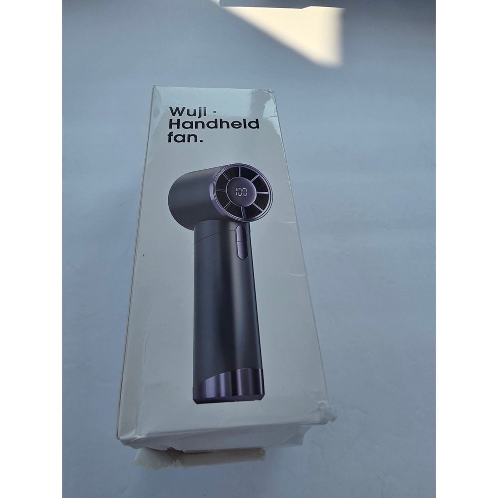 Wuji Handheld Fan DS1013 White Rose Gold 100 Speeds Portable High Speed Fan